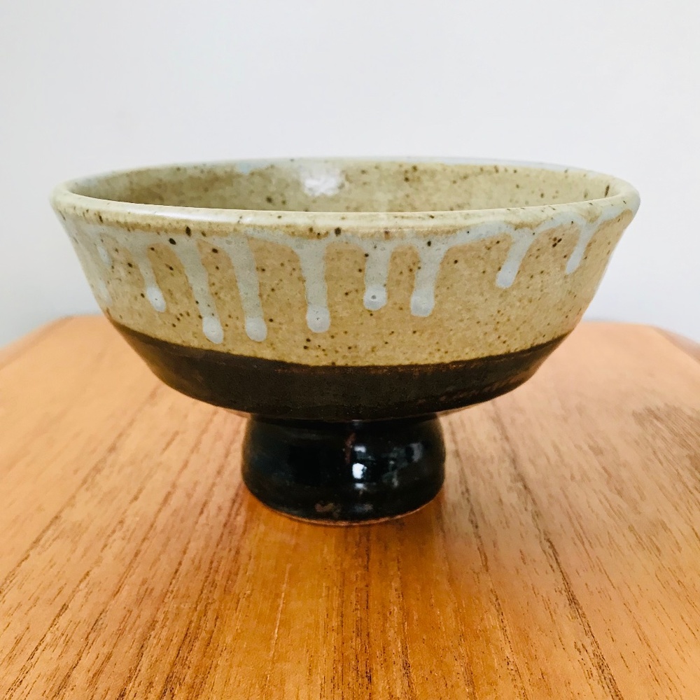 Unmarked Warren MacKenzie Art Pottery Pedestal Bowl